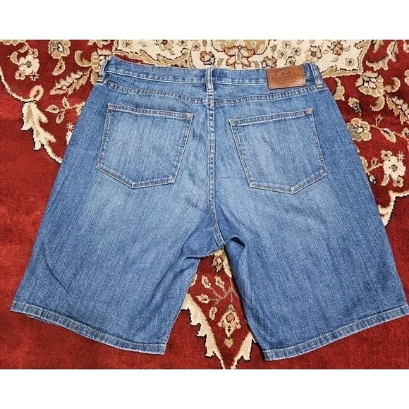 Lauren Jeans Co. Ralph Lauren High Rise Denim Shorts Women's Sz 10 - Picture 3 of 7
